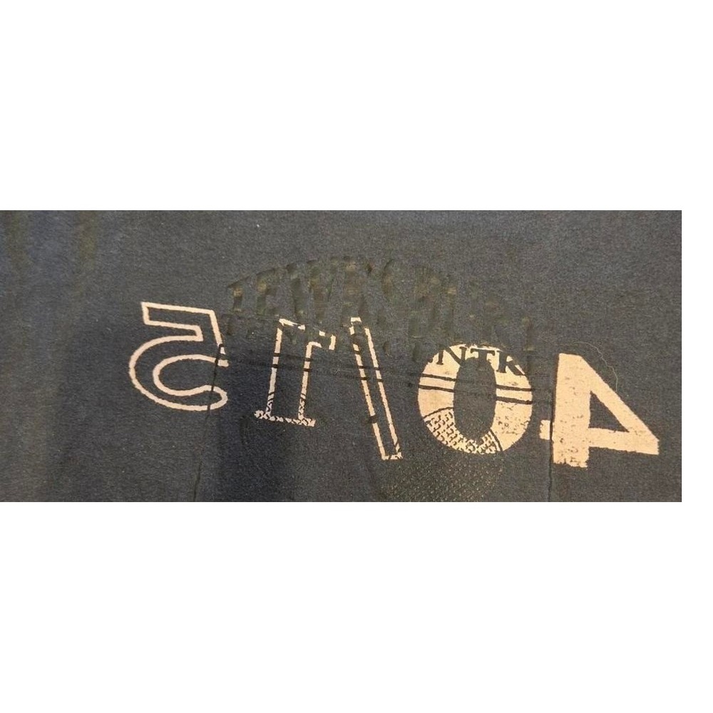 Old Navy Graphic T-Shirt Mens XL Faded Black Fair Distressed 40/5 Tewksbury